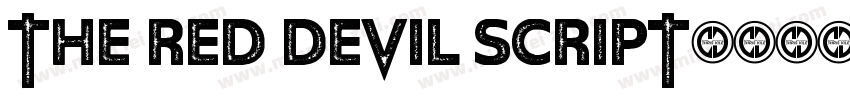 The Red Devil Script字体转换